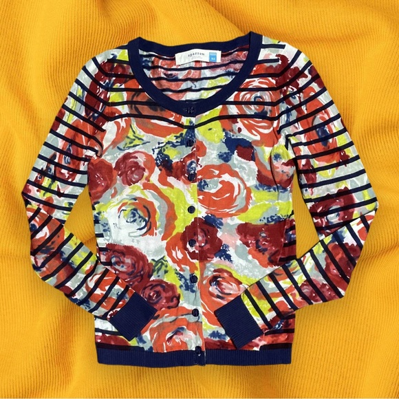 Like new! Anthropologie Sparrow Artist’s Study floral lightweight cardigan XS - Picture 13 of 13
